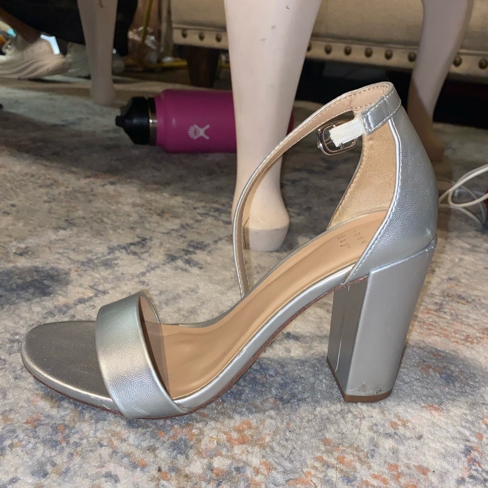 Target brand silver heels!